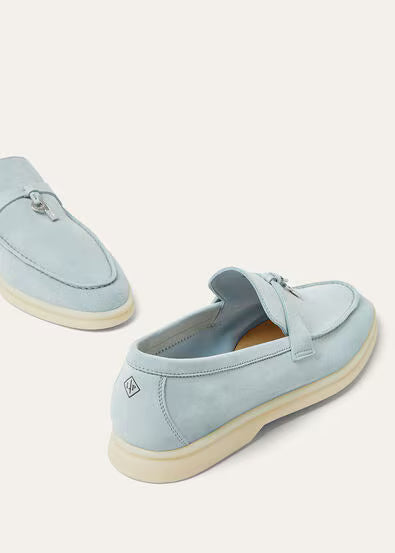 Loro Piana Summer Charms Walk Loafer Spring Waterfall Melange