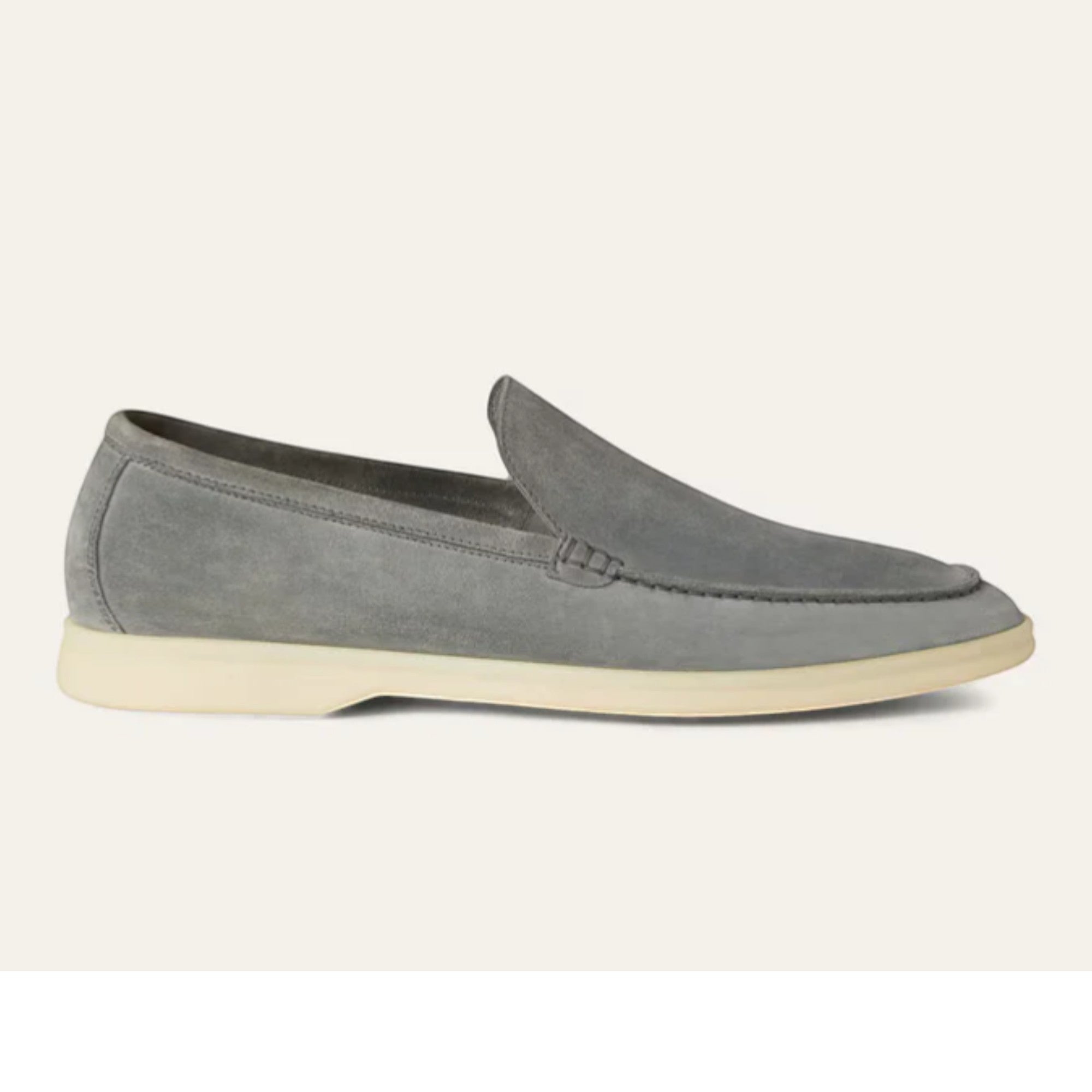 Loro Piana Summer Walk Loafer Gull Gray