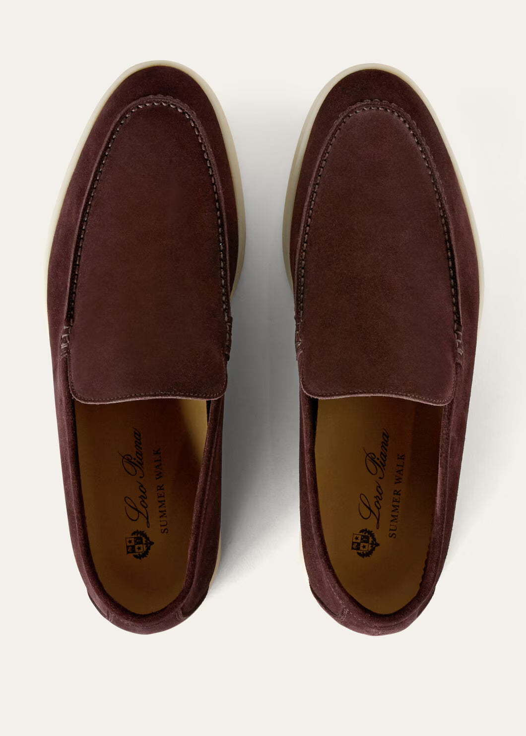 Loro Piana Summer Walk Loafer Suede Amarone
