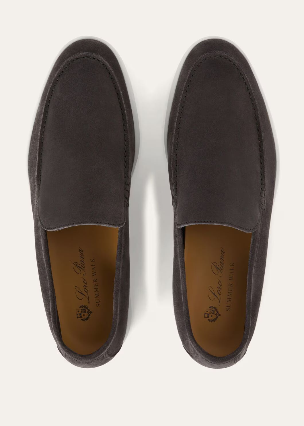 Loro Piana Summer Walk Loafer Suede Caviar