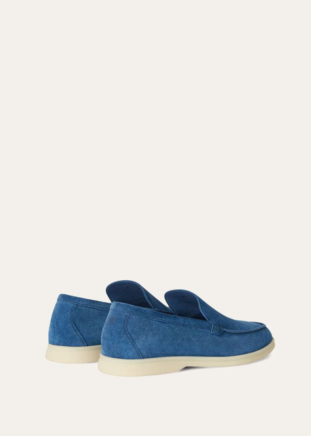 Loro Piana Summer Walk Loafer Suede Cobalt Ink