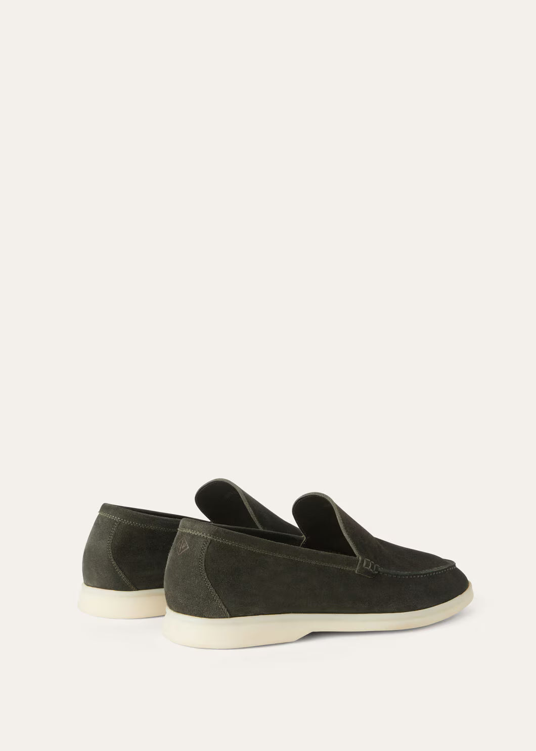 Loro Piana Summer Walk Loafer Suede Dark Mimetico