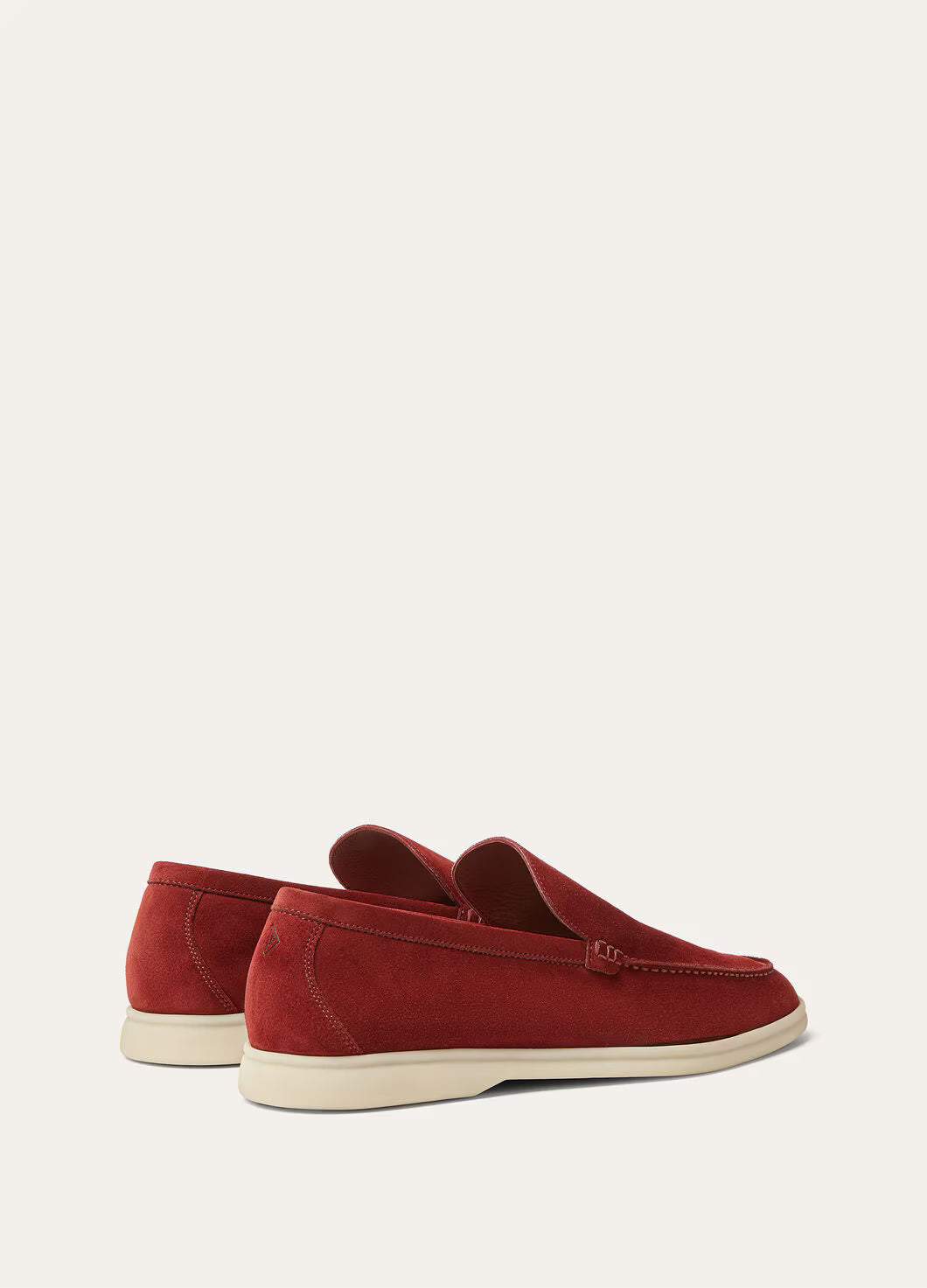 Loro Piana Summer Walk Loafer Suede Dried Red