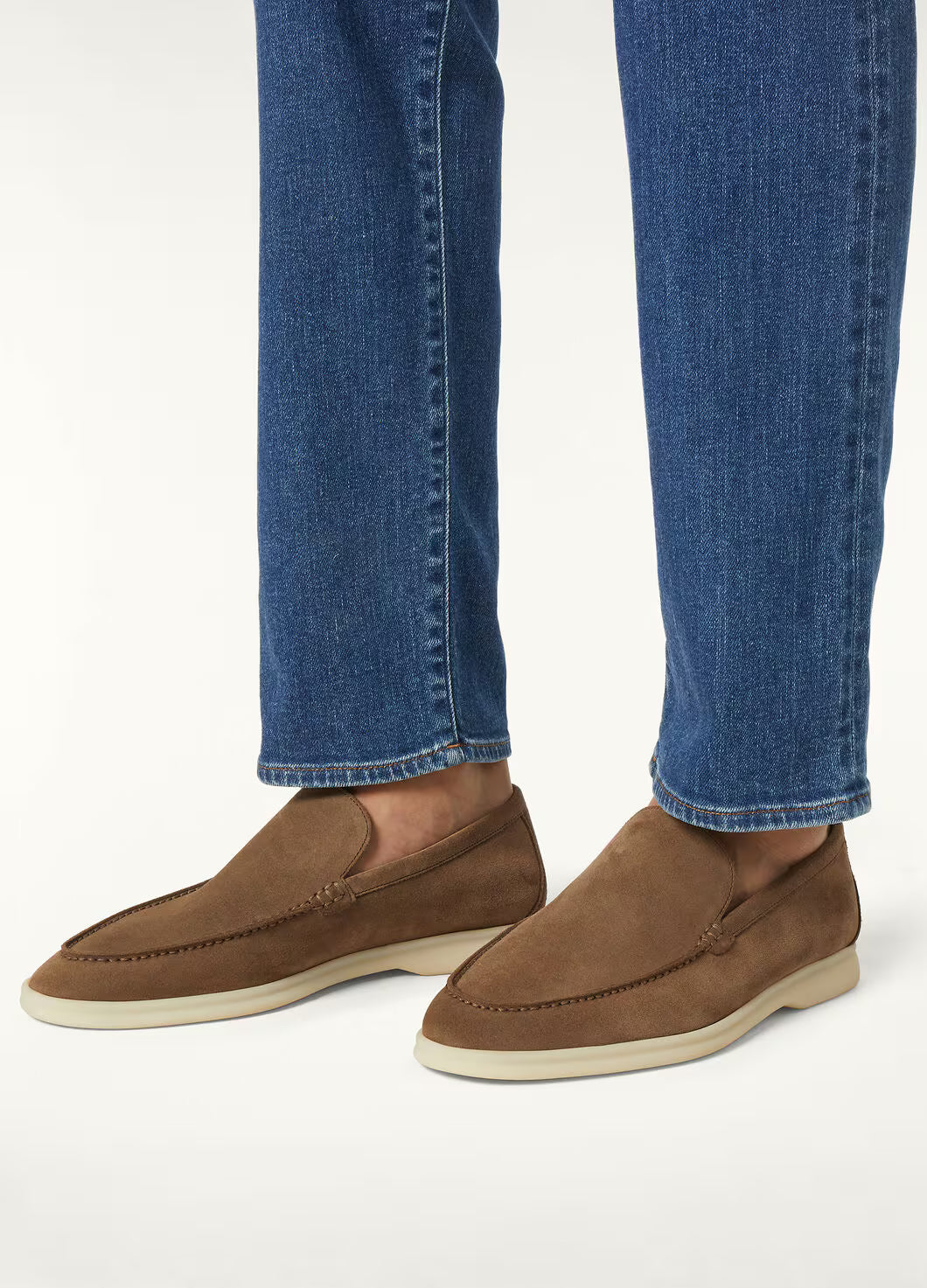 Loro Piana Summer Walk Loafer Suede Dusk