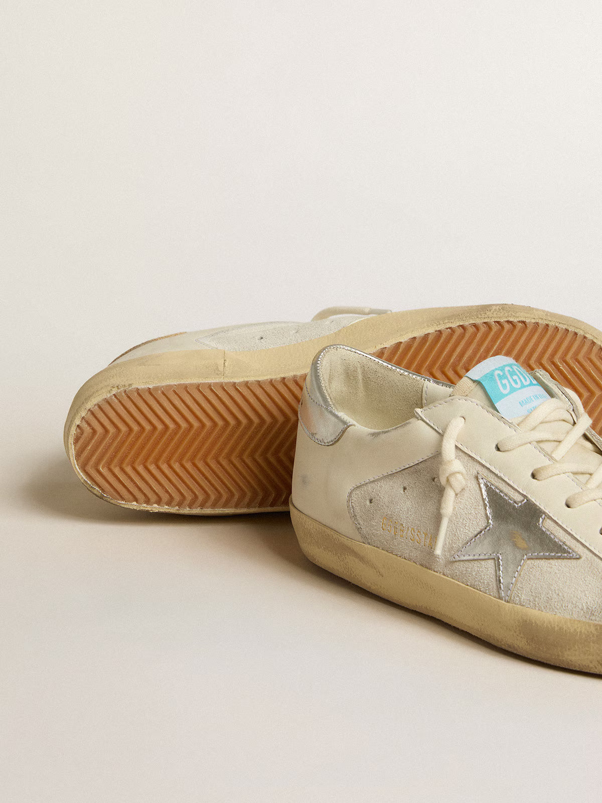 Super-Star Sneakers White / Silver / Gold
