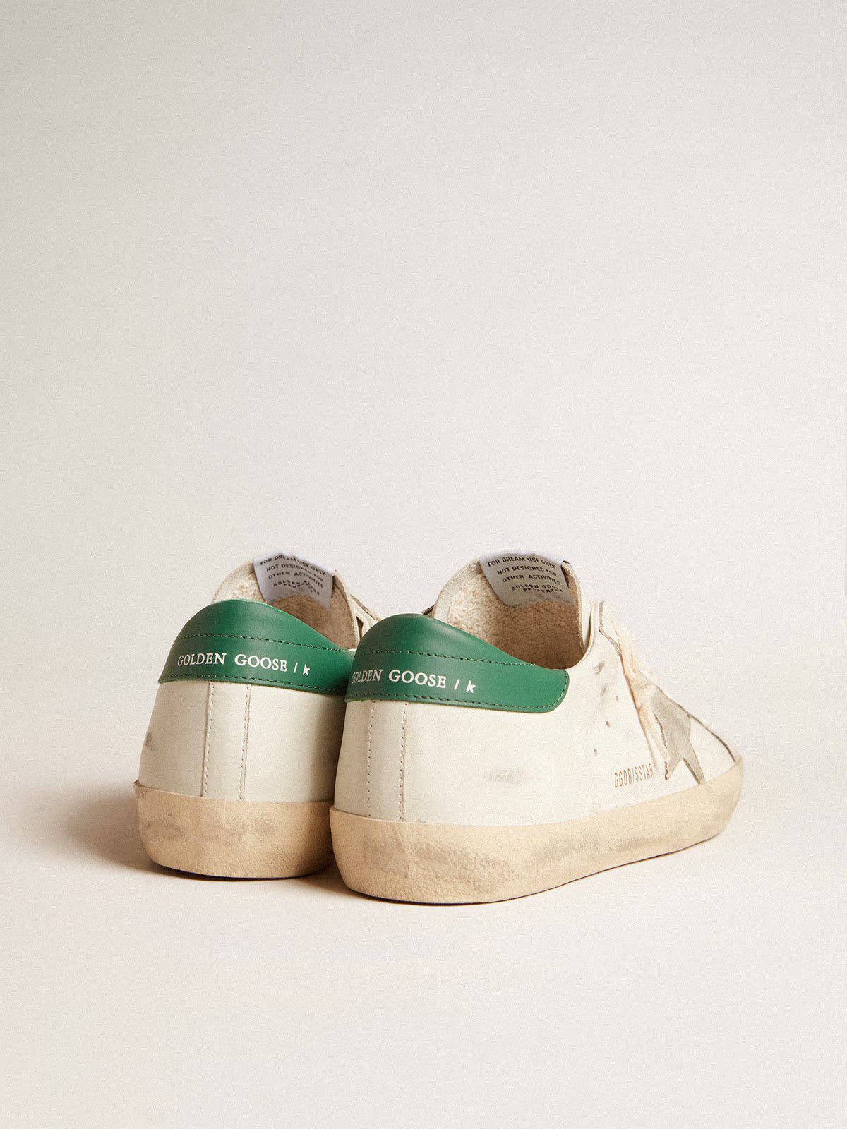 Super-Star Sneakers White / Ice Grey / Green
