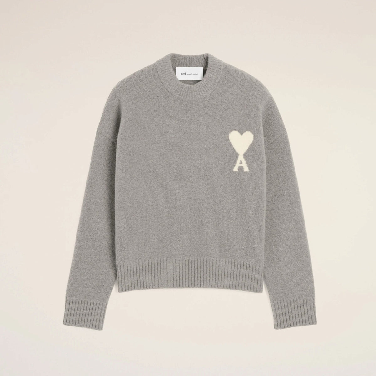 Ami de Coeur Alpaca Crewneck Grey