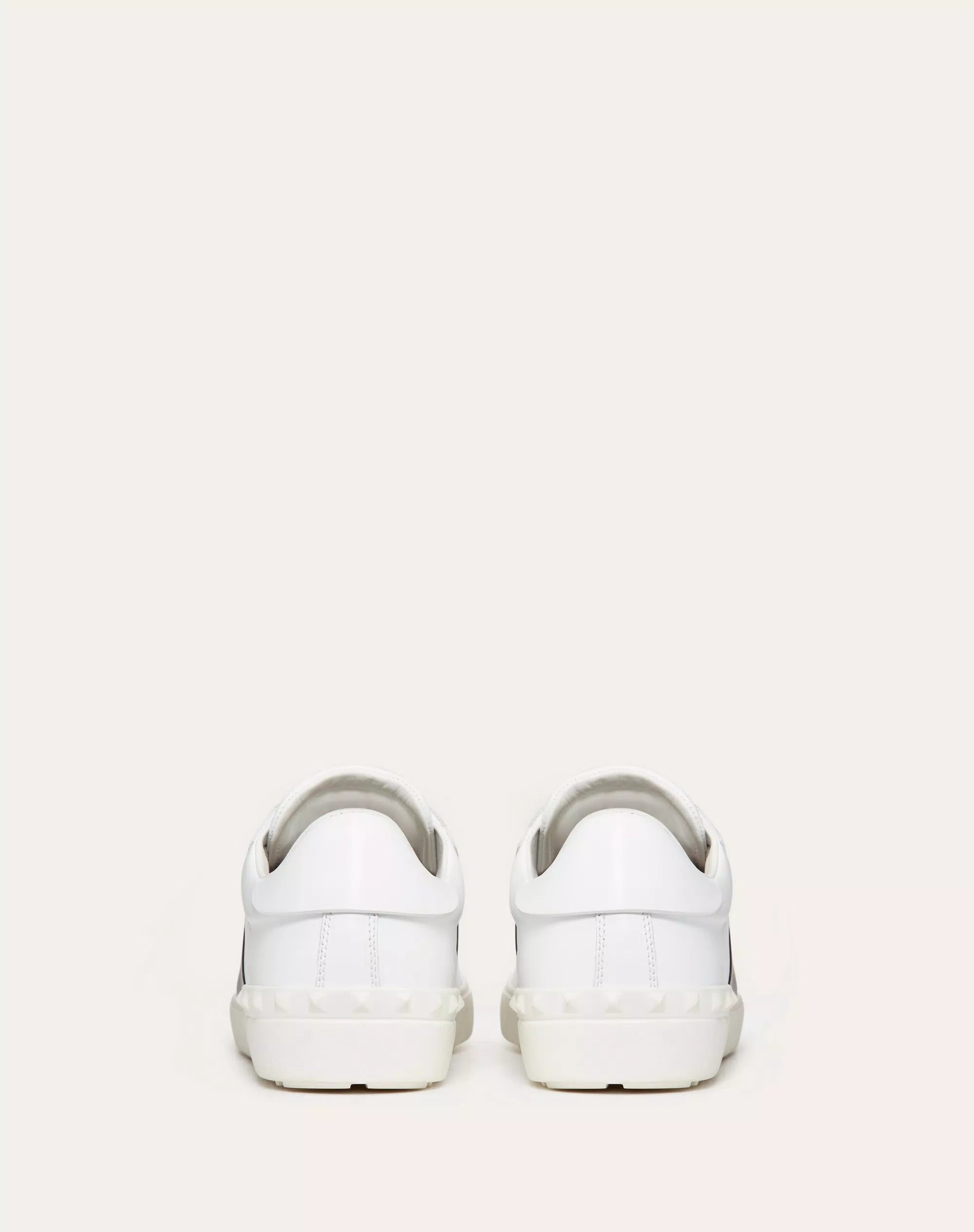 Valentino Garavani Open white calfskin sneaker Blue