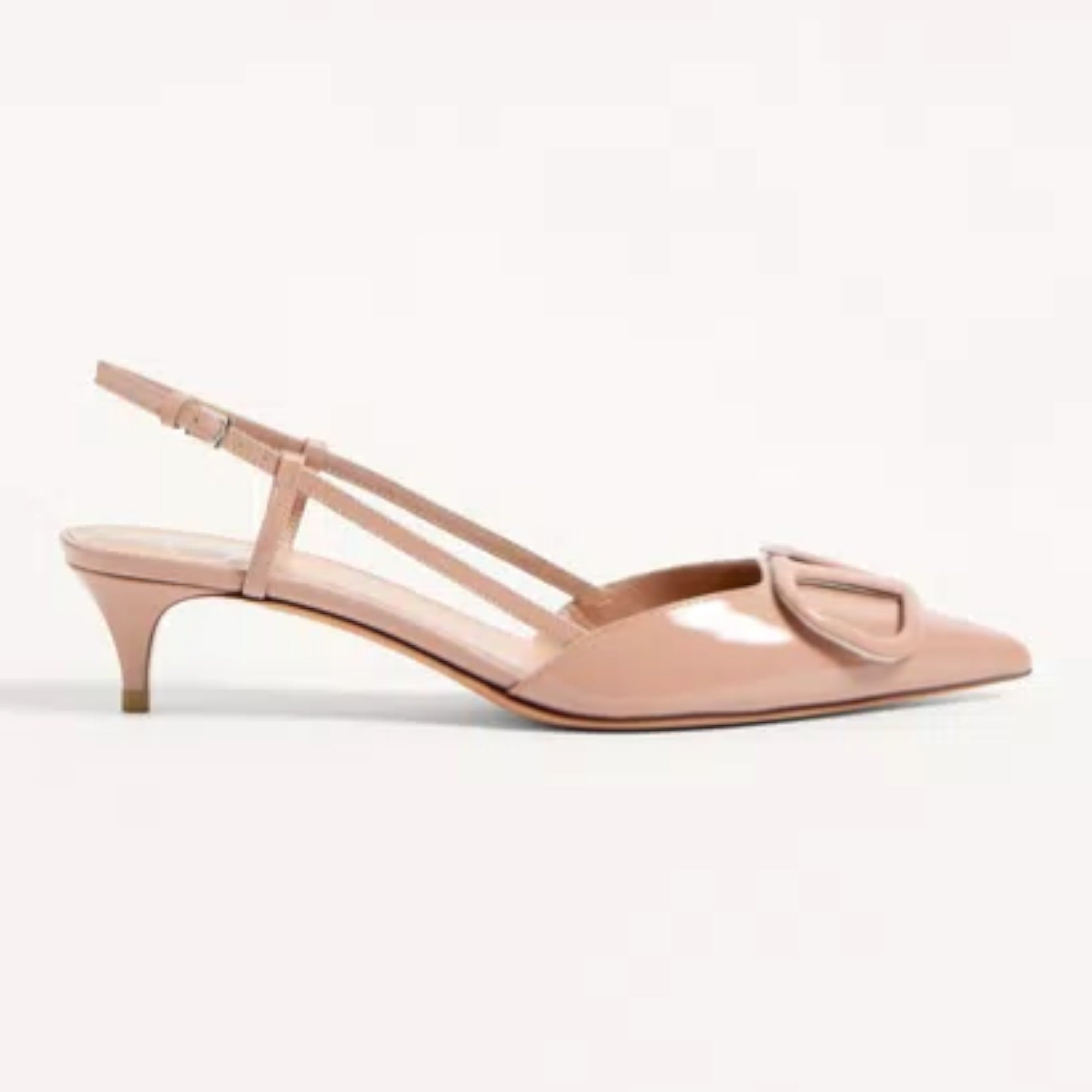 VLogo Signature Slingback Pumps Rose Cannelle
