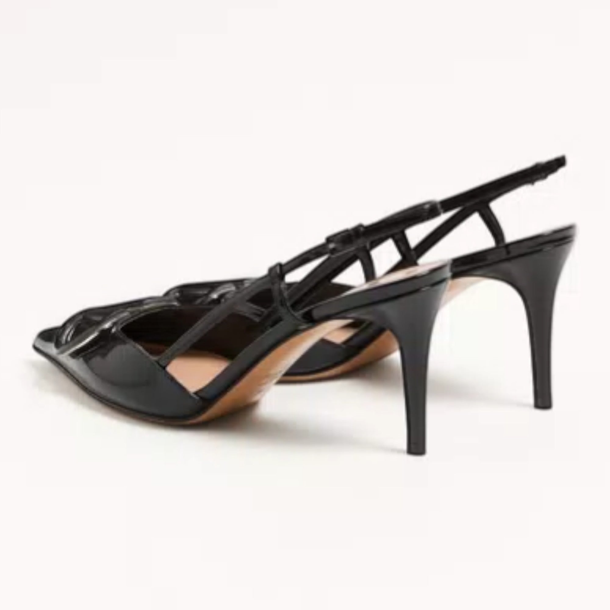 VLogo Signature Slingback Pumps Black