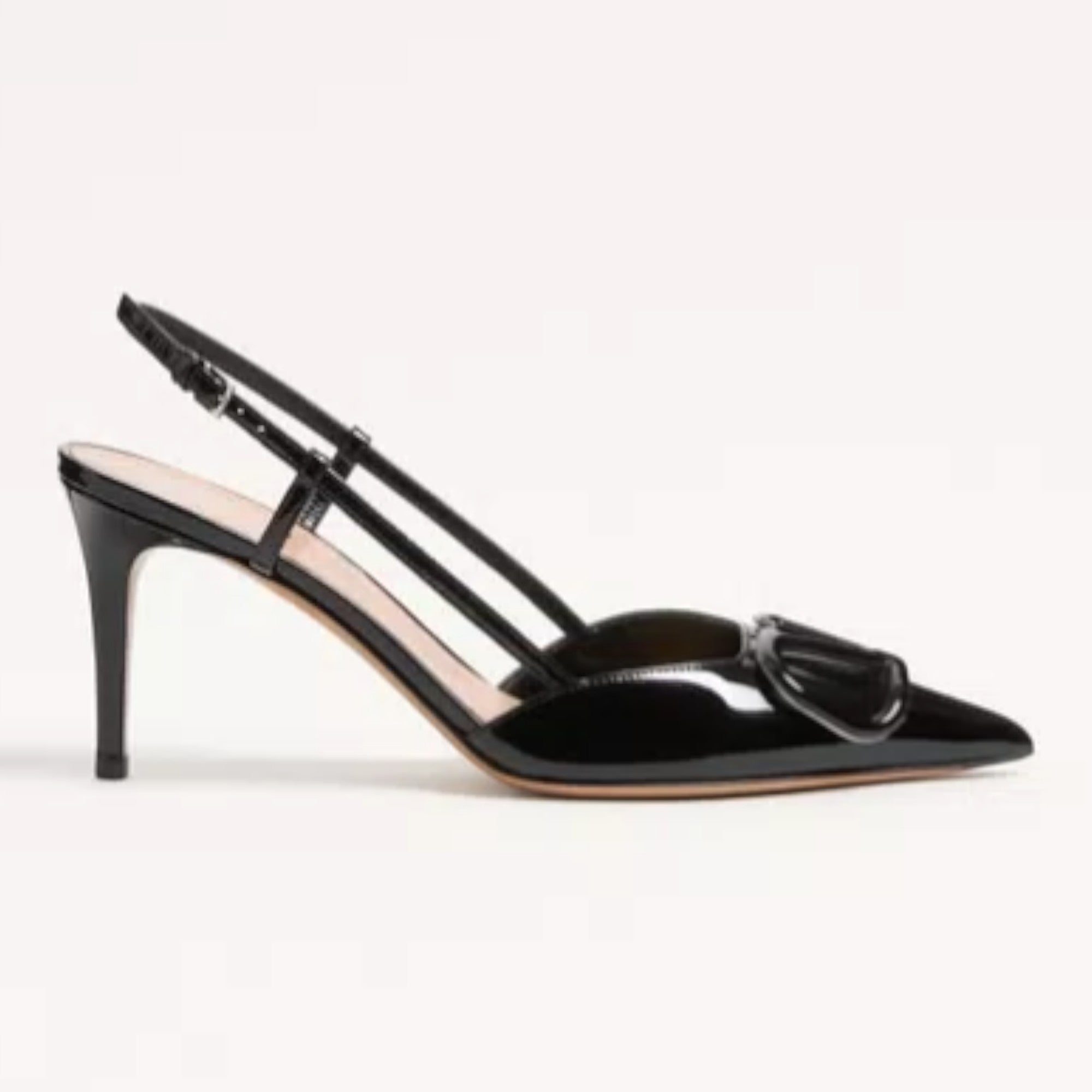 VLogo Signature Slingback Pumps Black