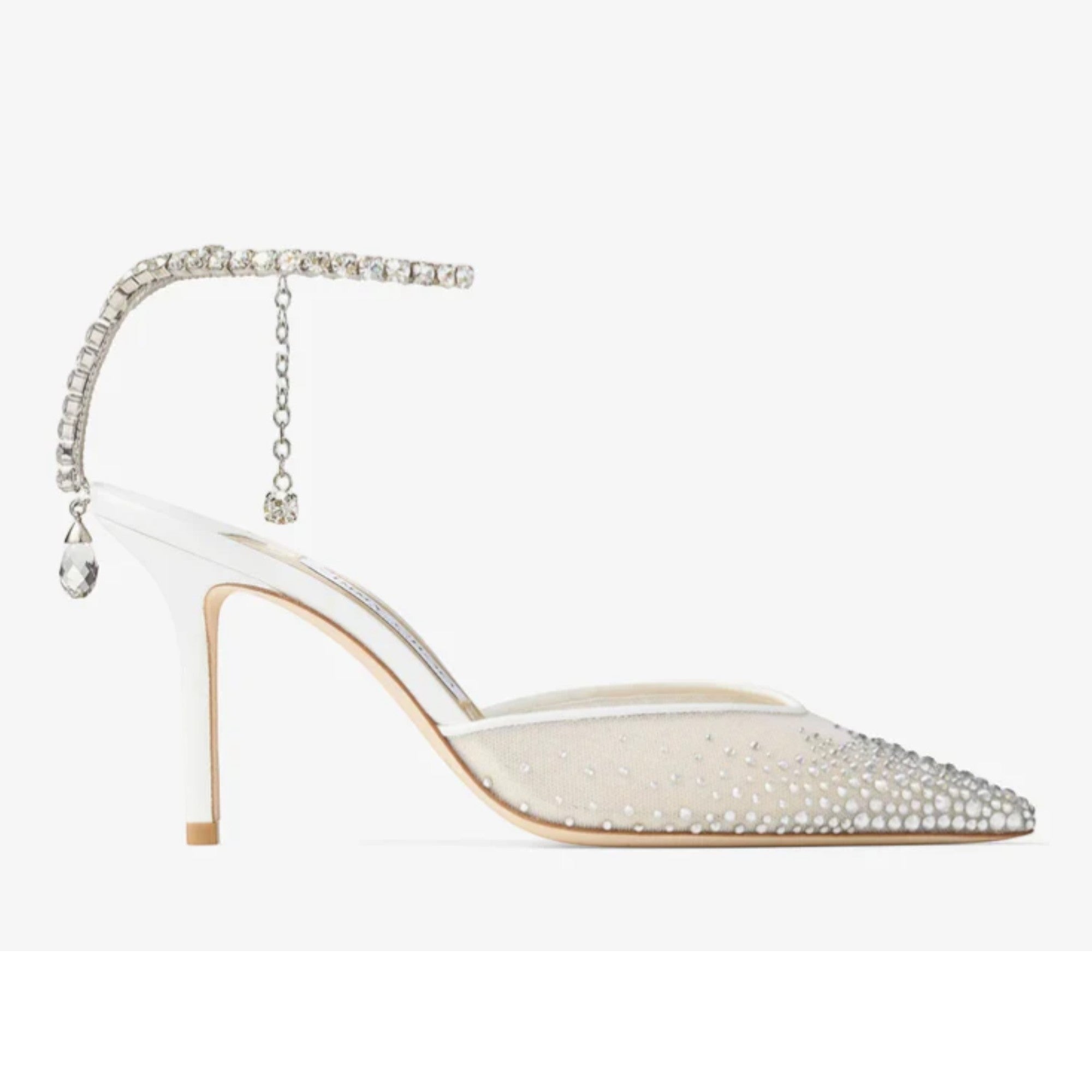 Saeda 85 White Crystal Mesh