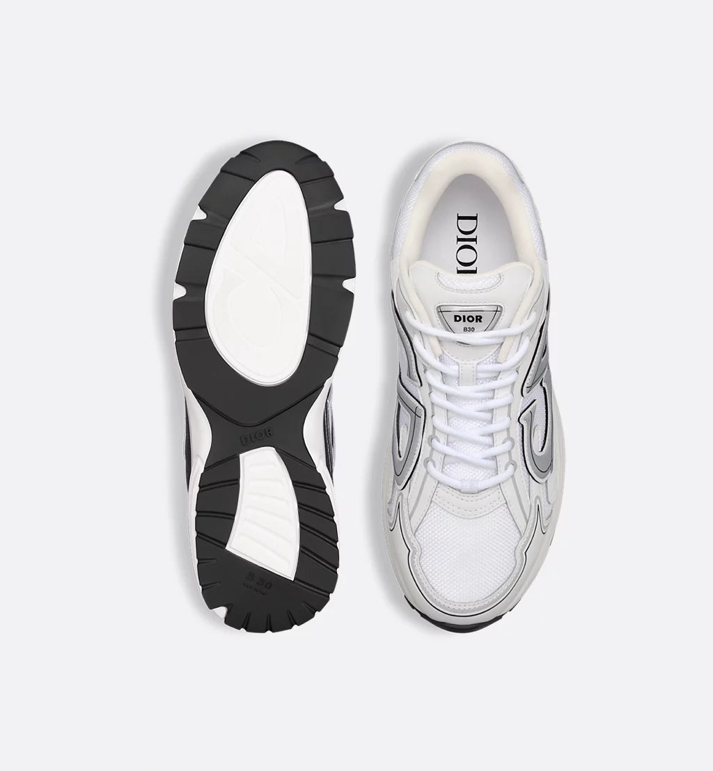 Dior B30 Countdown Sneakers White Technical Mesh