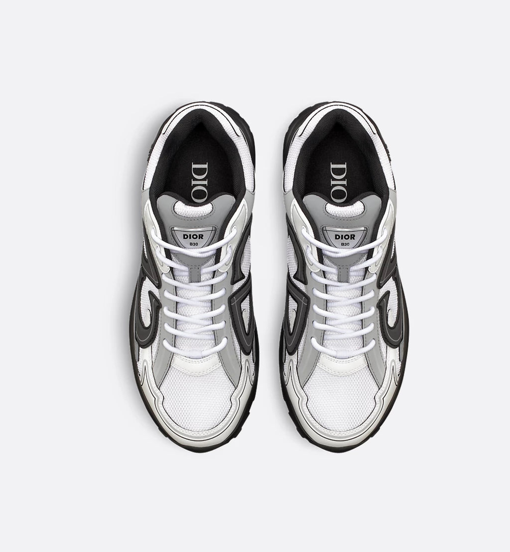 Dior B30 Countdown Sneakers White Technical Mesh