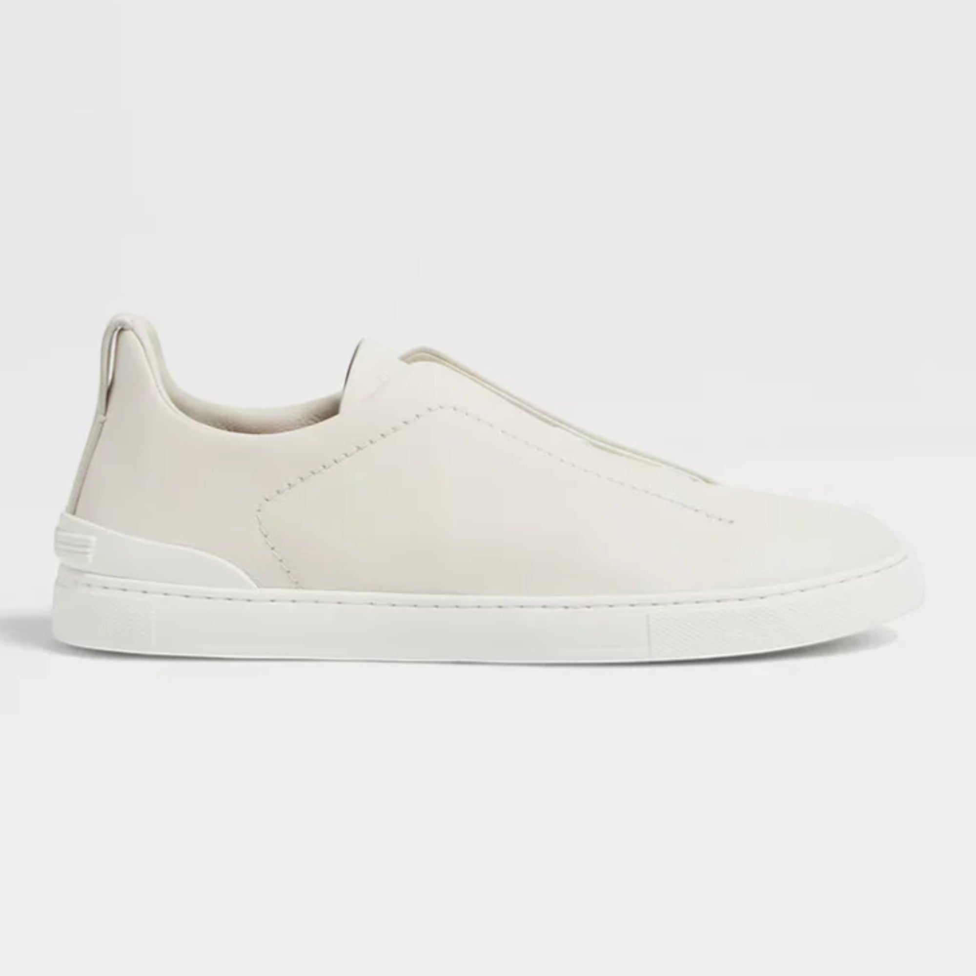 Zegna White Triple Stitch™ SECONDSKIN Sneakers