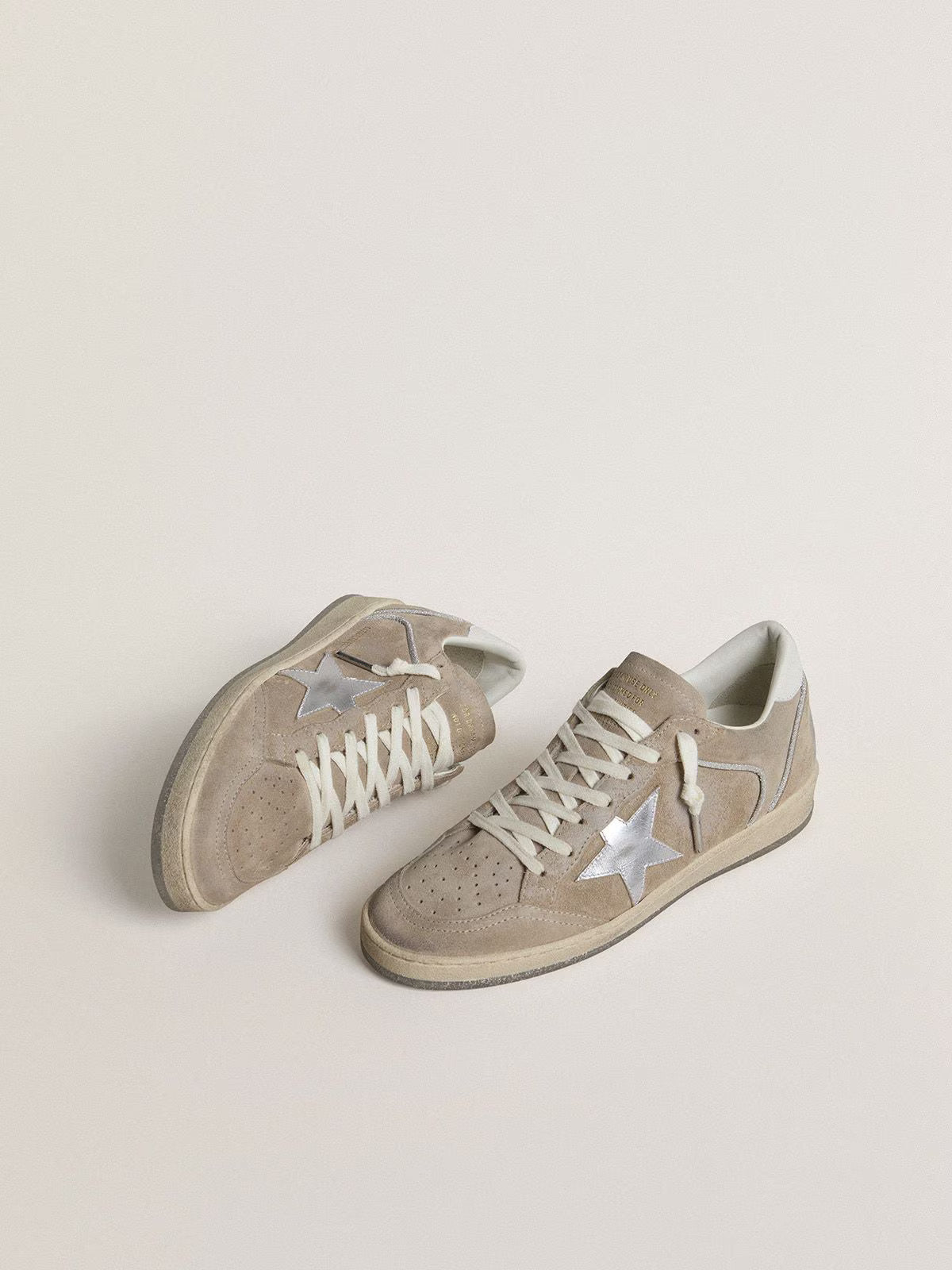 Ball Star LTD Sneakers Beige / Silver / White