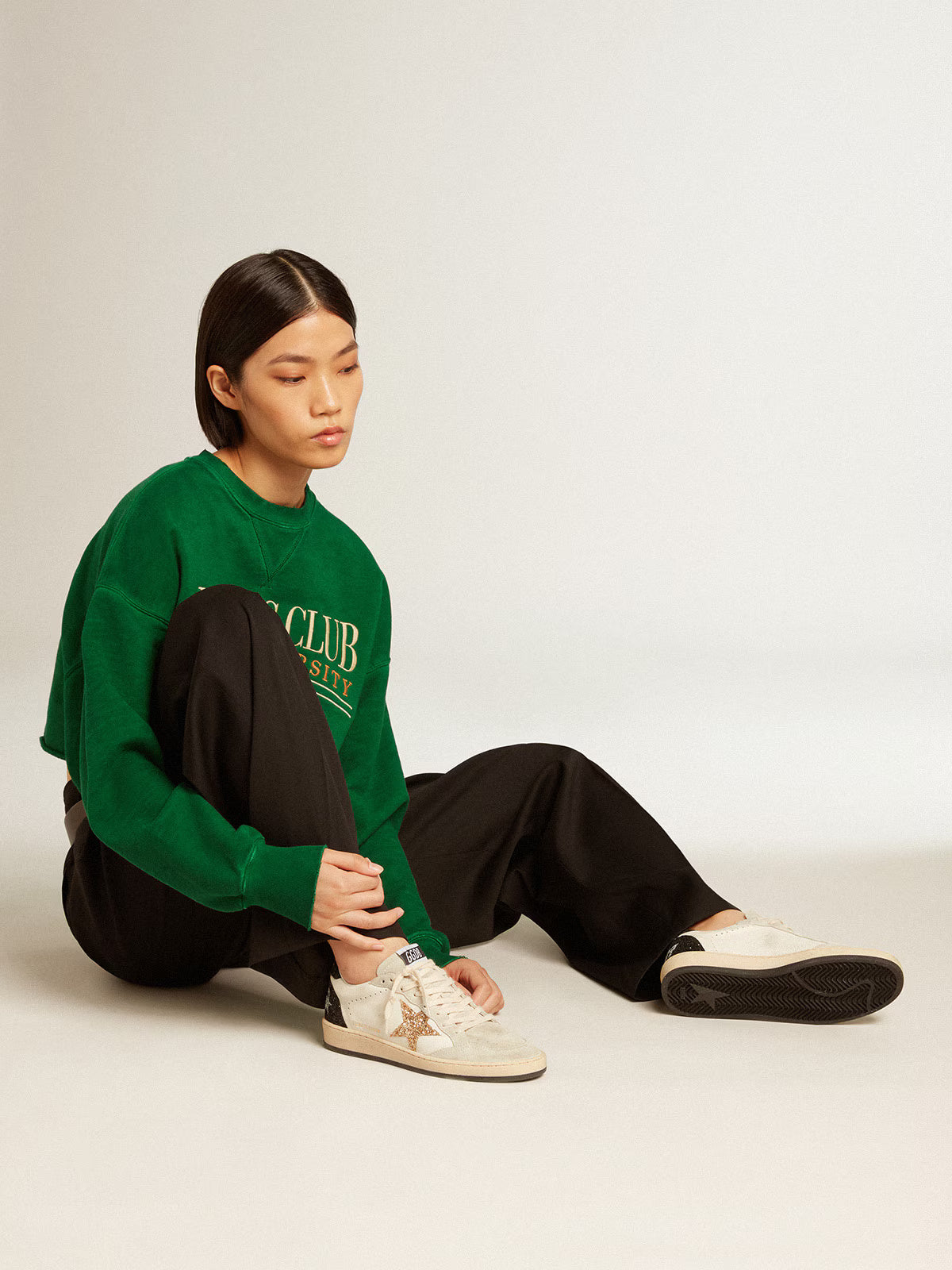 Ball Star Sneakers Nappa / Suede / Black