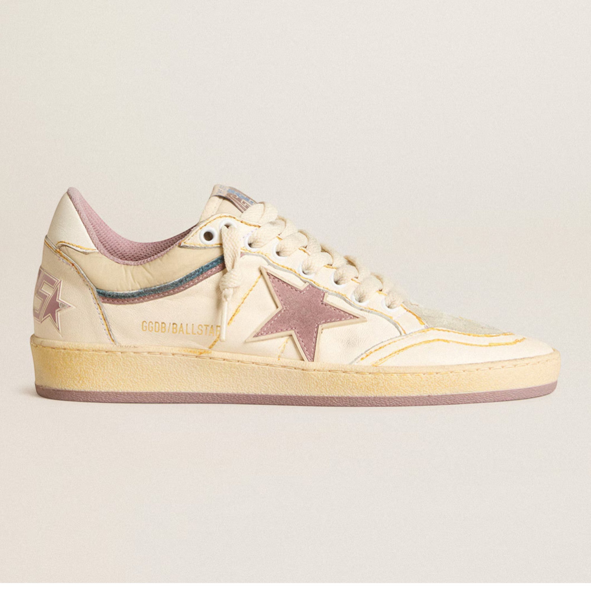 Ball Star Sneakers White / Mauve
