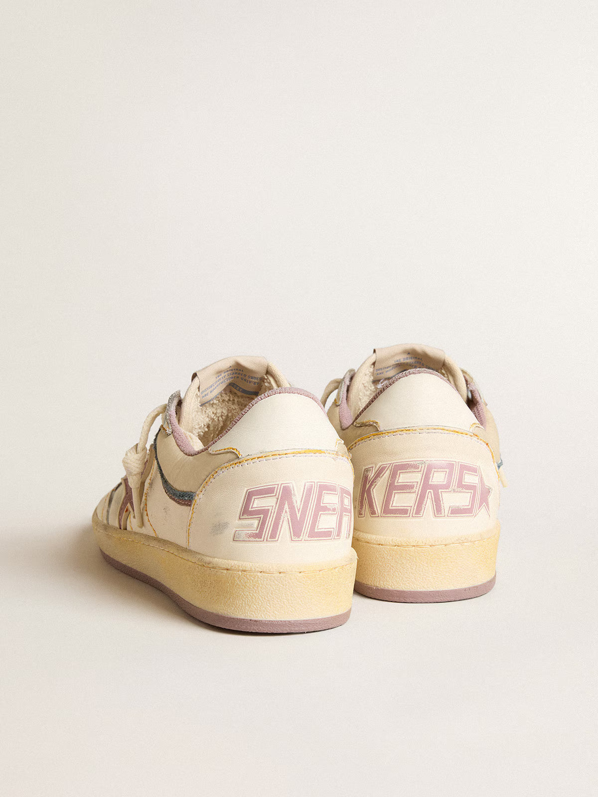 Ball Star Sneakers White / Mauve