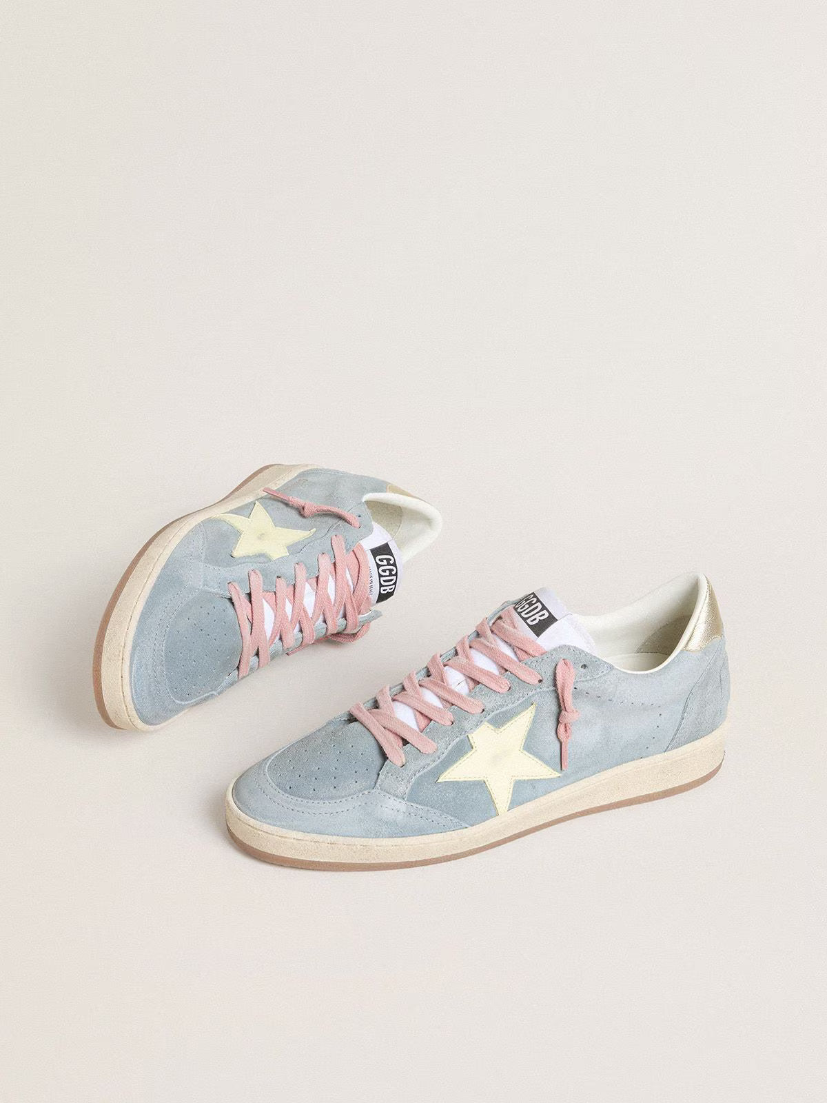 Ball Star Sneakers Powder Blue / Cream