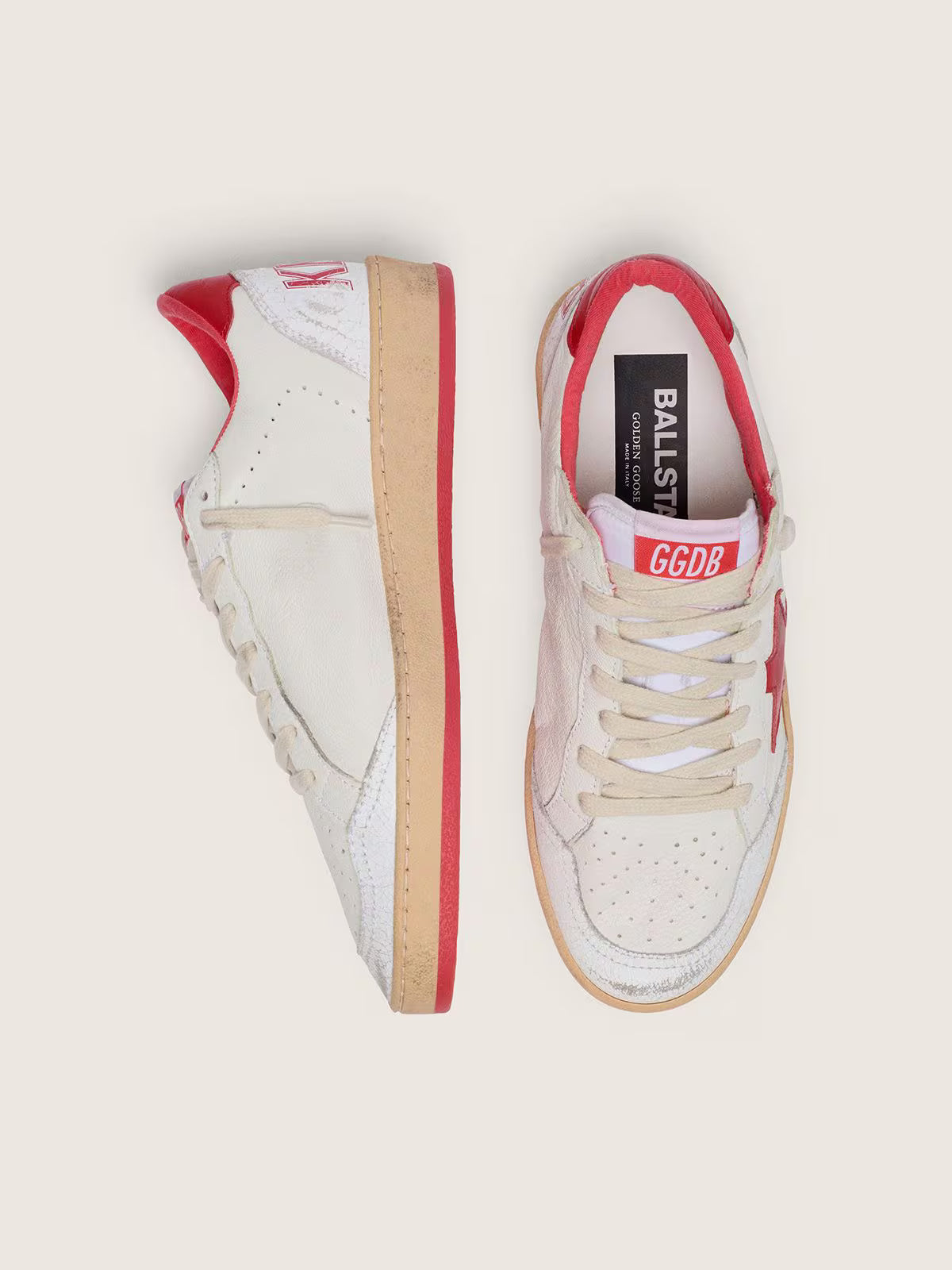 Ball Star Sneakers White / Red