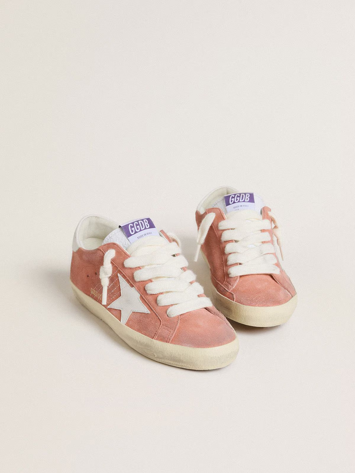 Super-Star Sneakers Coral / White
