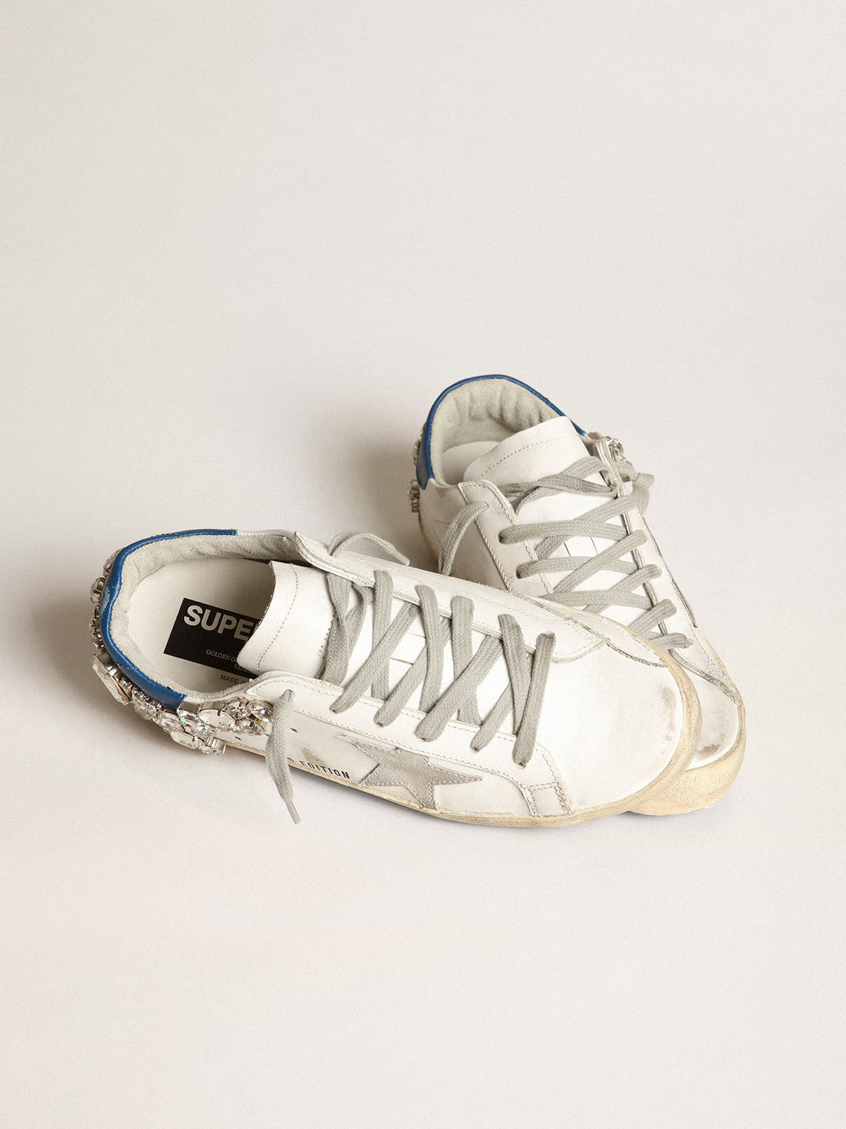 Super-Star Sneakers White Swarovski