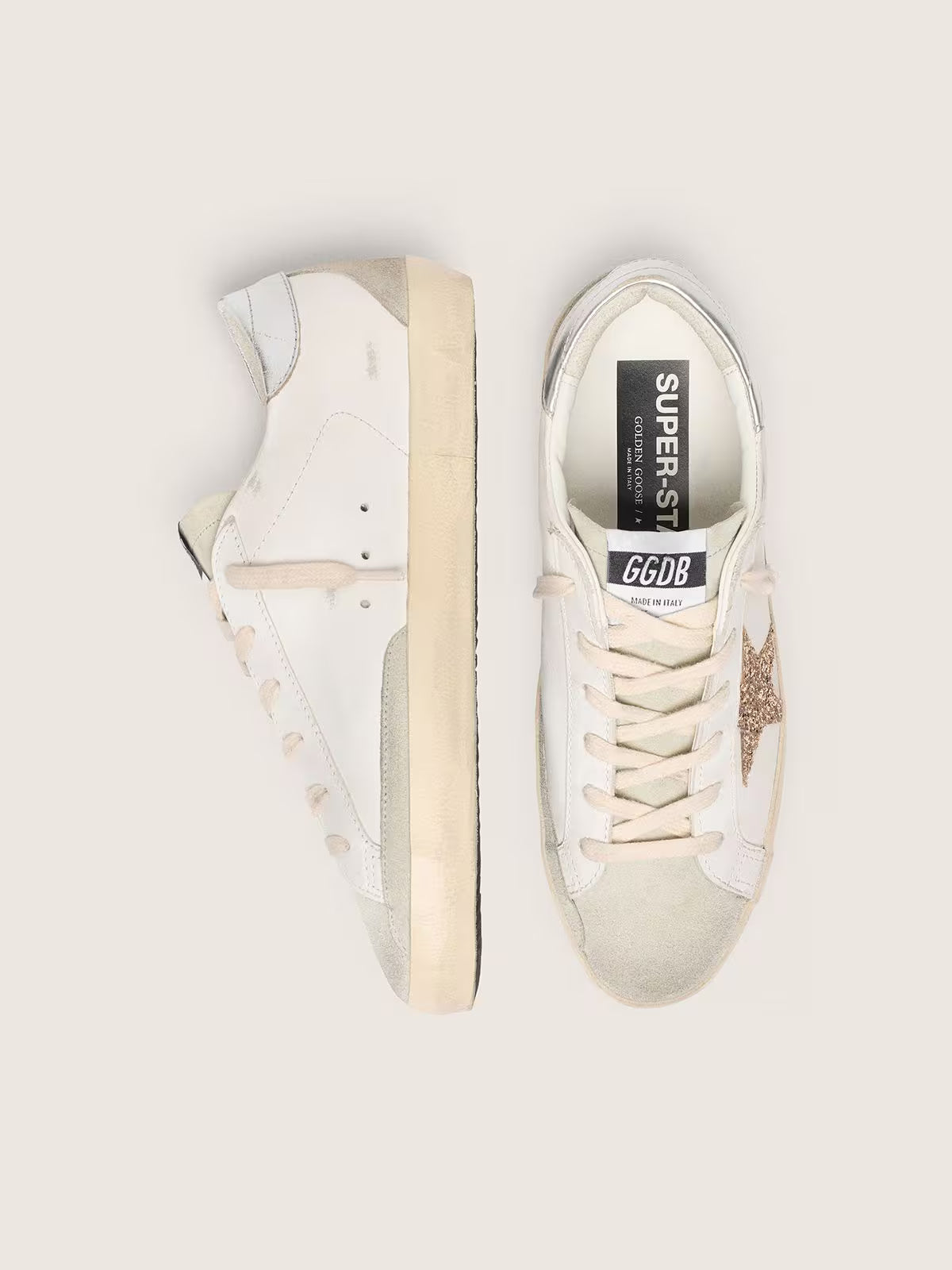 Super-Star Sneakers Gold / Ice Grey