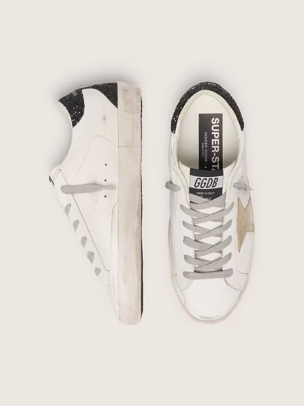 Super-Star Sneakers White / Gold / Black