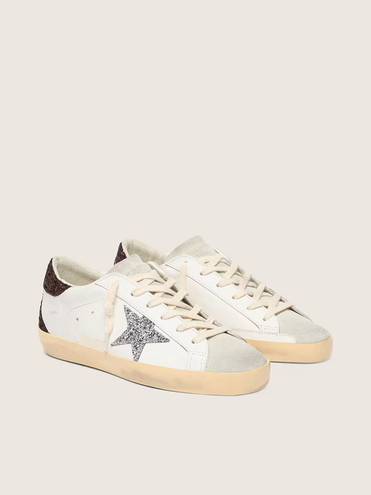 Super-Star Sneakers White / Silver / Brown