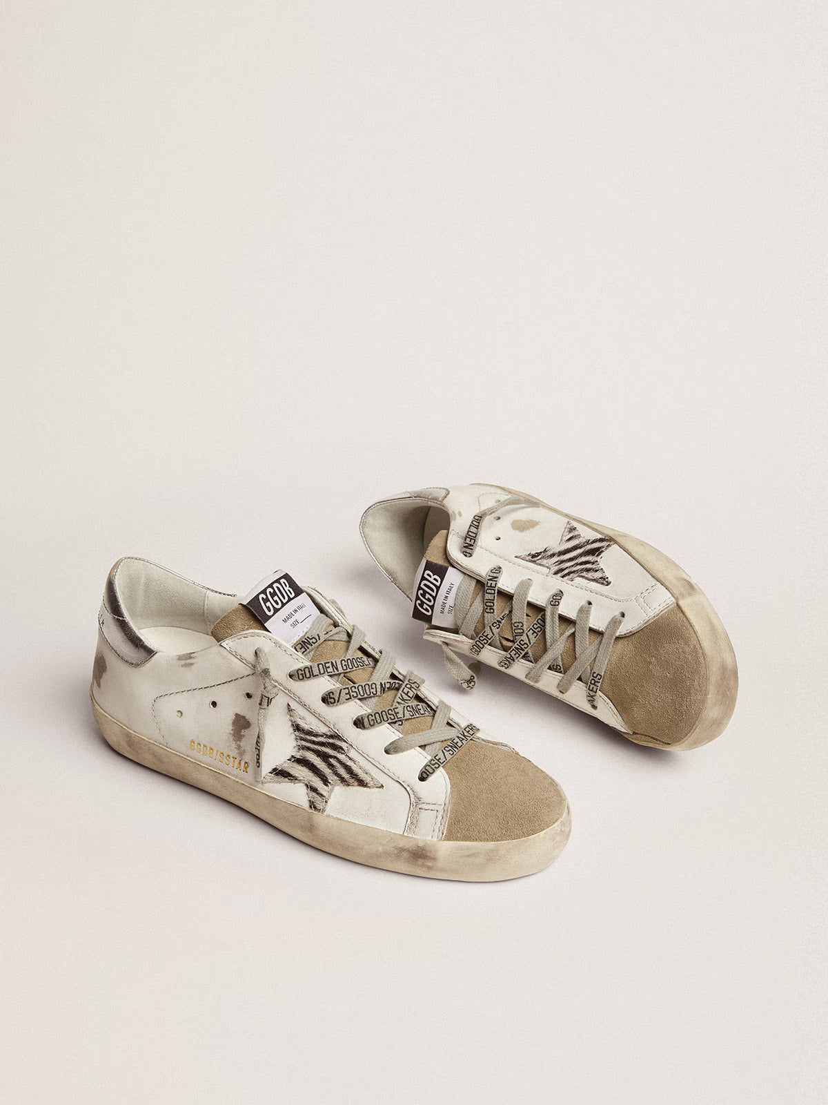 Super-Star Sneakers White / Zebra
