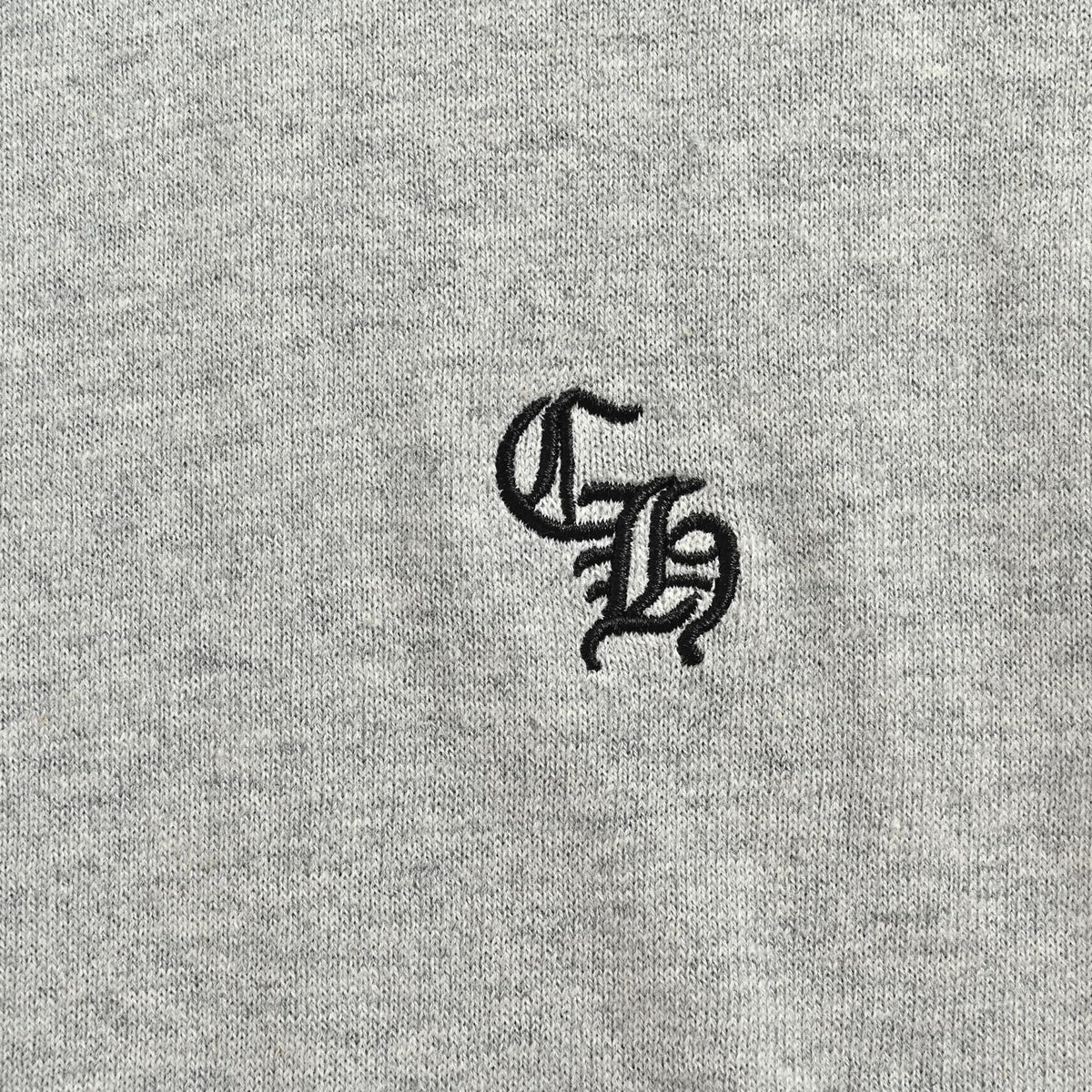 3 Cross Patch Raglan Long Sleeve T-Shirt Grey