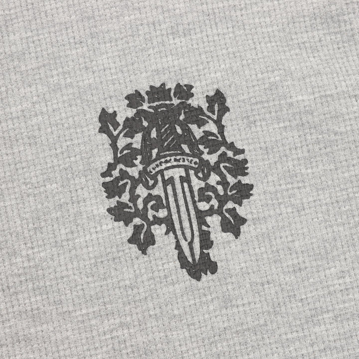 Dagger Waffle Thermal Long Sleeve T-Shirt Grey
