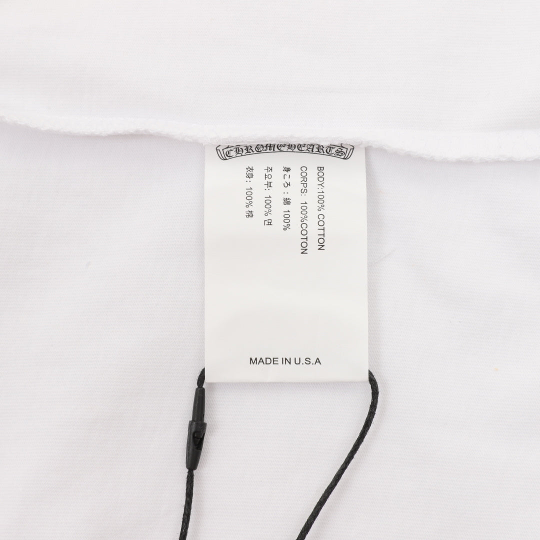 Neon Logo Long Sleeve Pocket T-Shirt White