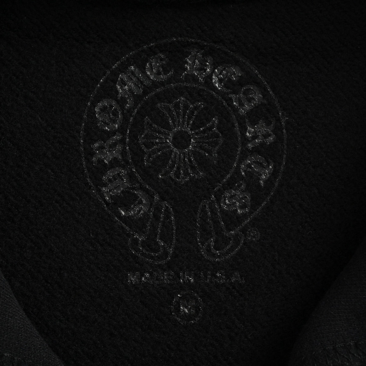 Vertical Logo Hoodie Black