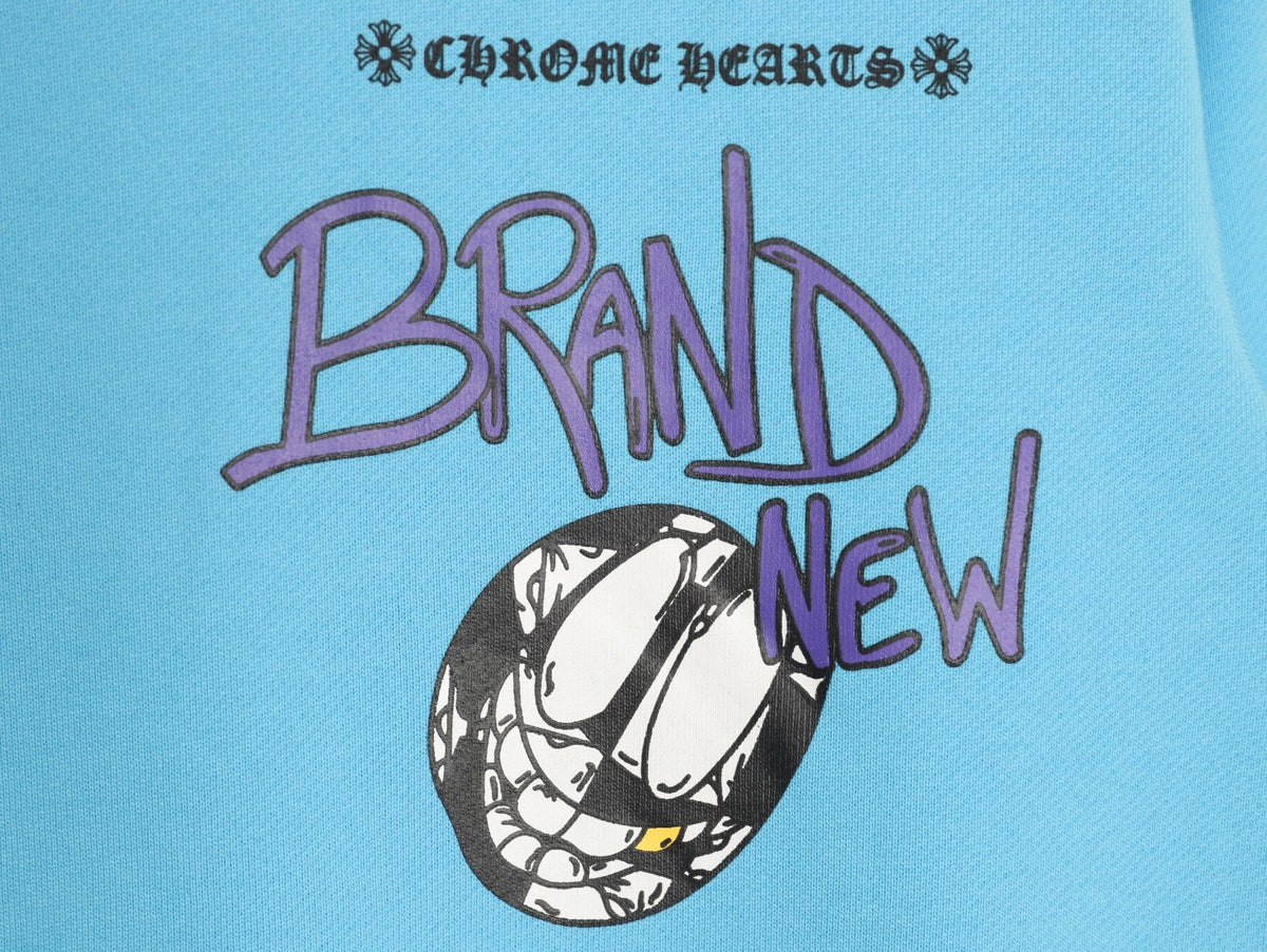 x Matty Boy Brain New Pullover Hoodie Light Blue
