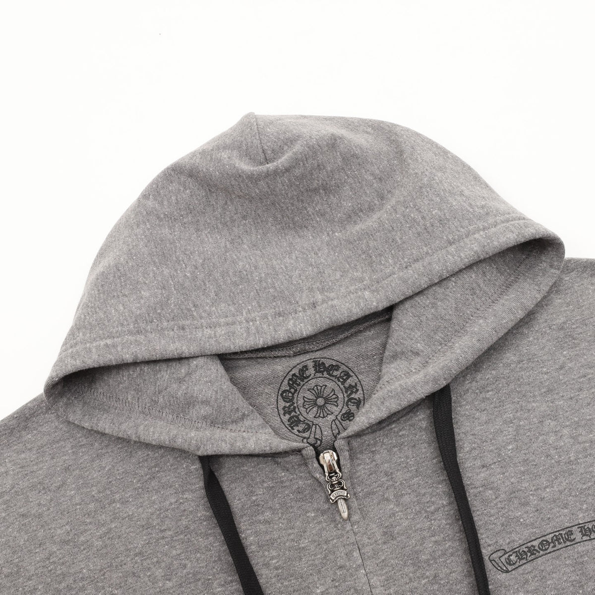 CH Logo Zip-Up Hoodie Grey