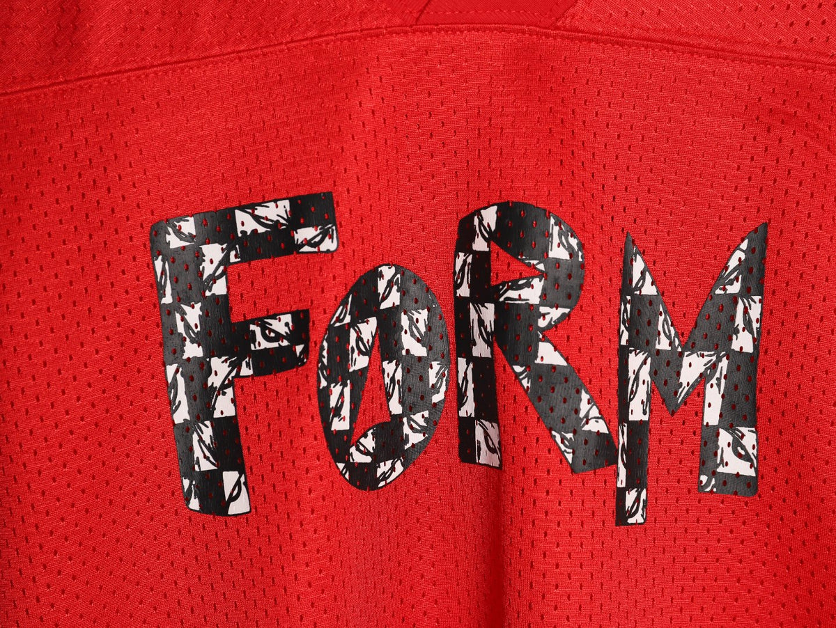 x Matty Boy Form Mesh Long Sleeve Jersey Red