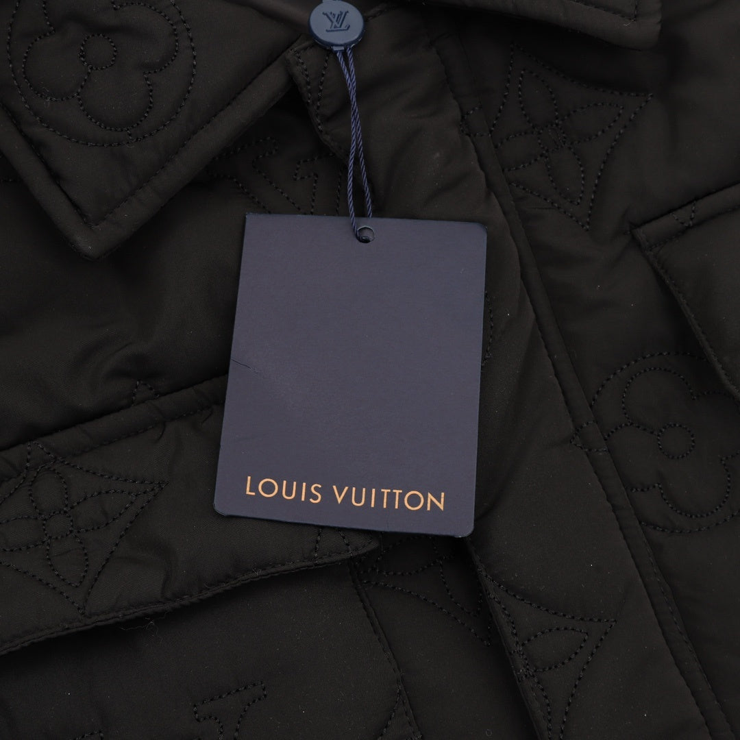 Monogram Padded Light Blouson Black