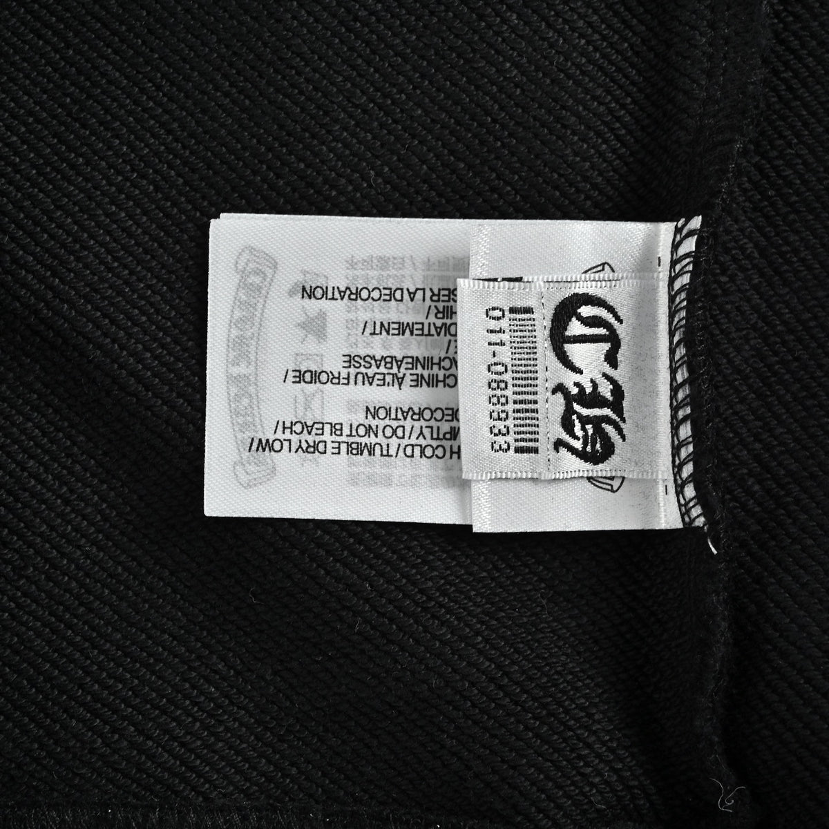 Horseshoe Logo Crewneck Sweatshirt Black