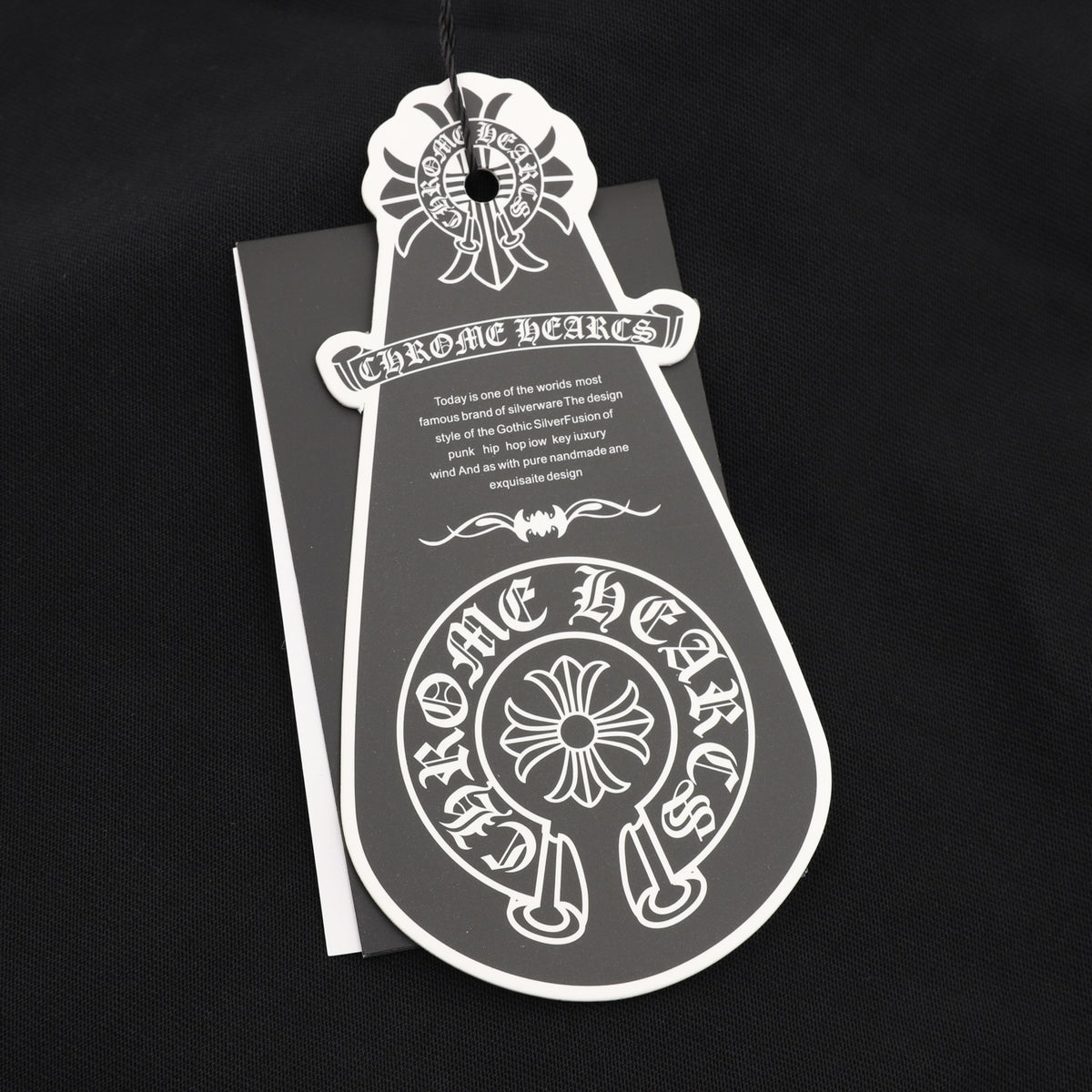 Graphic Sleeve Long Sleeve Pocket T-Shirt Washed Black
