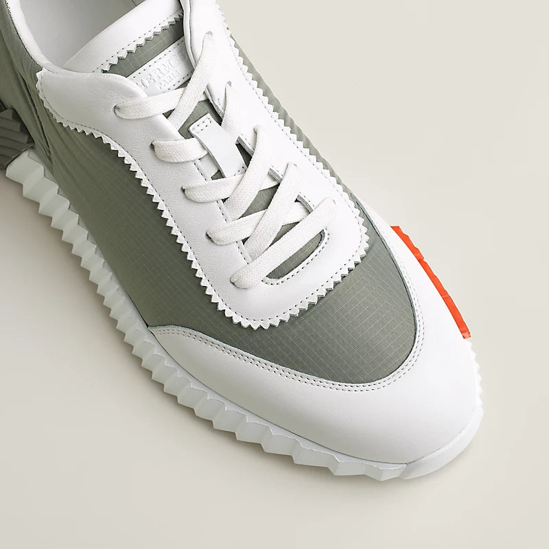 Hermès Bouncing Sneaker Étoupe/Blanc