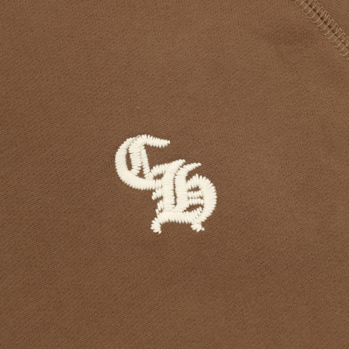 Slo Ride Embroidered Hoodie Brown
