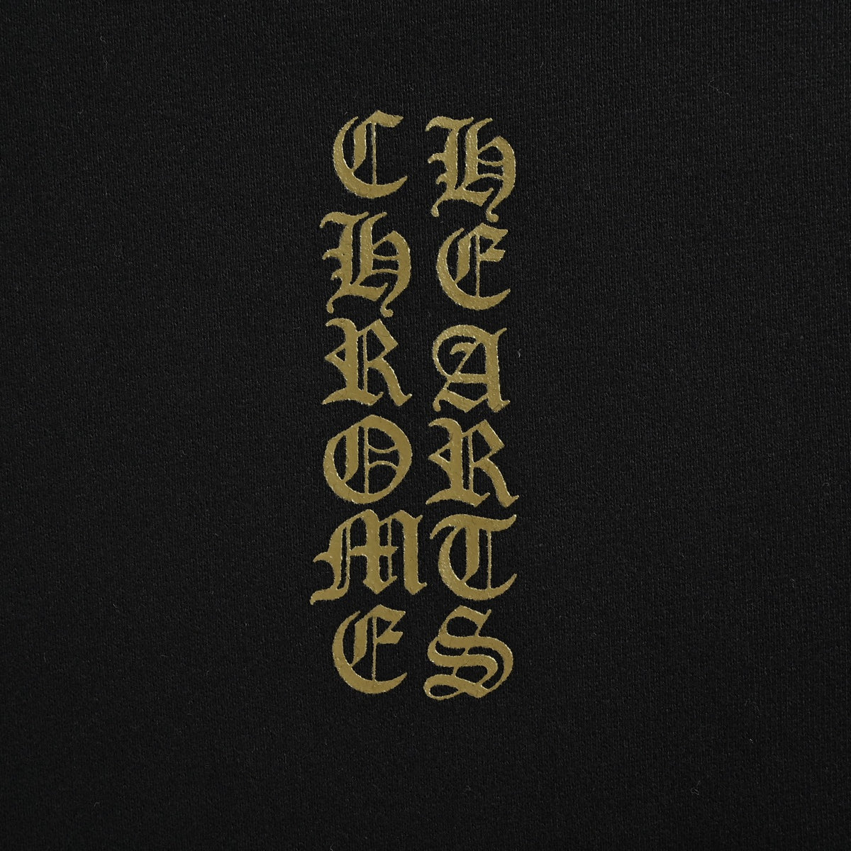 Vertical Logo Hoodie Black