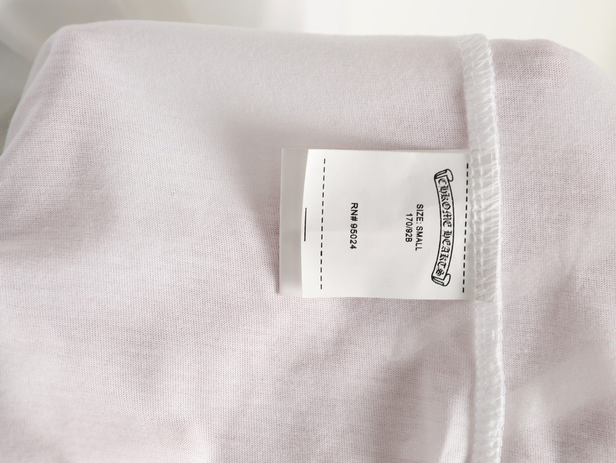 Chest Graphic Long Sleeve T-Shirt White