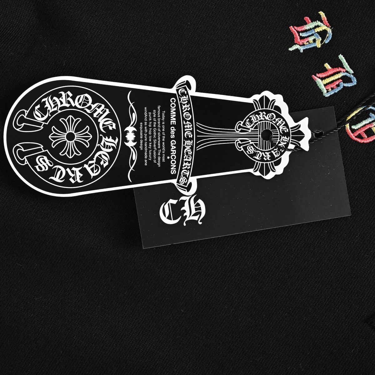 Neck Logo Crewneck Sweatshirt Black