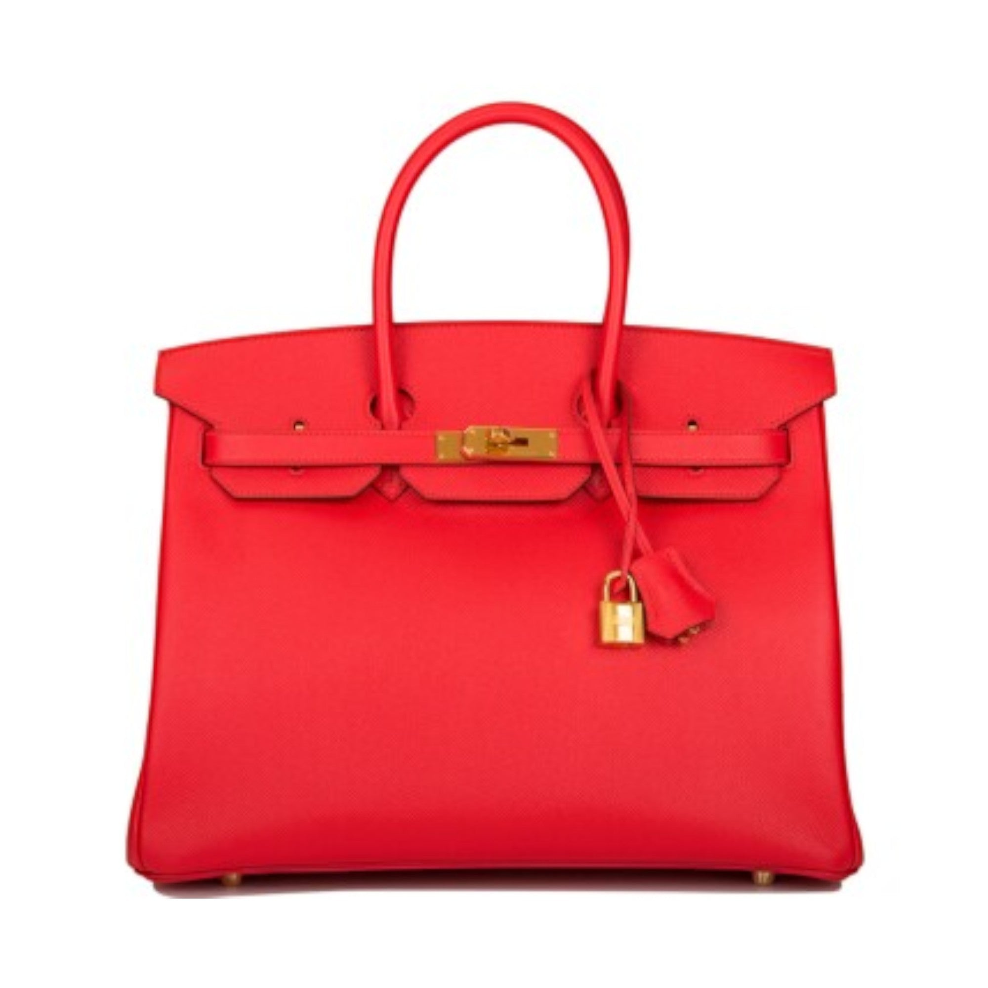 Rouge Tomate Epsom Leather Gold Hardware