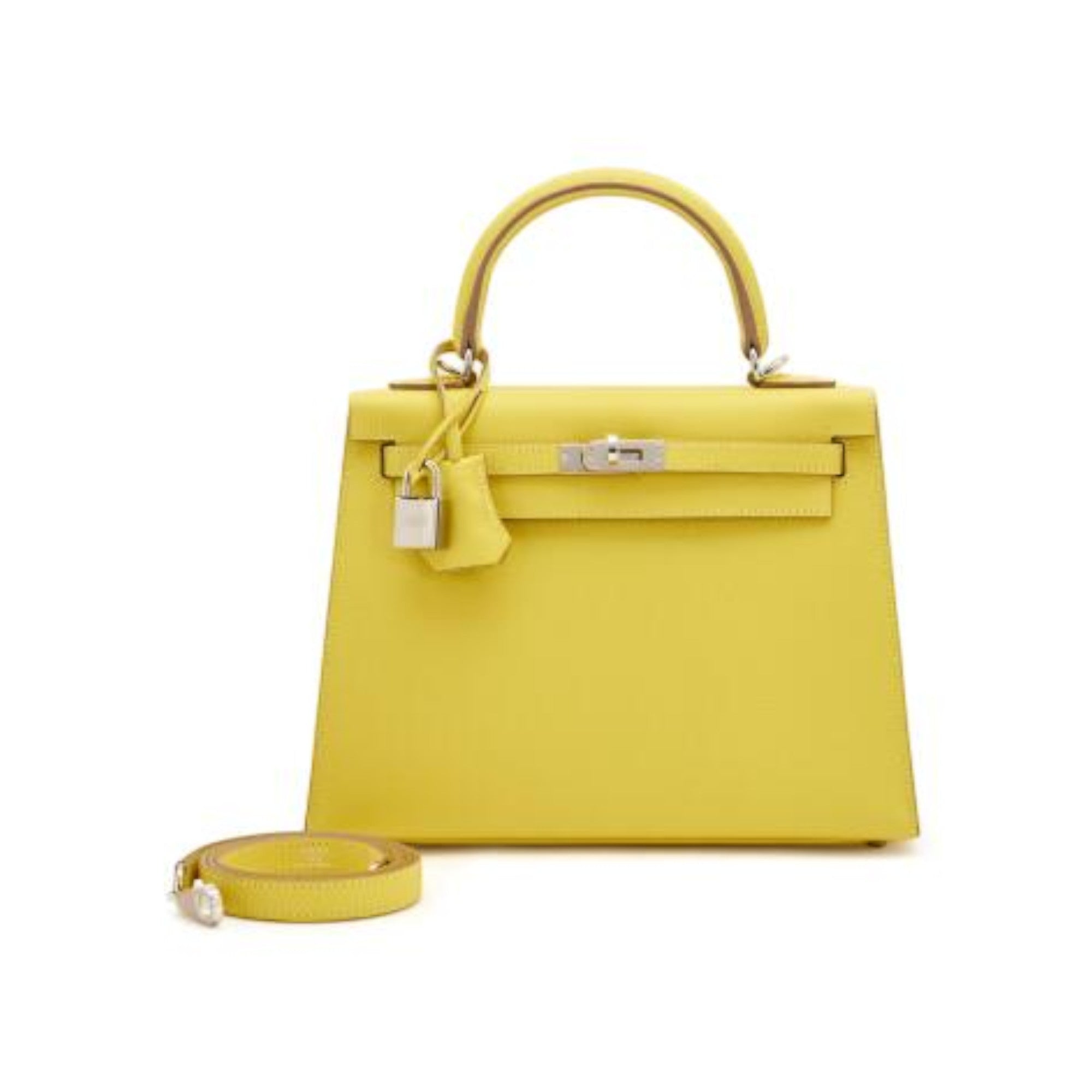 Lime Epsom Leather Palladium Hardware