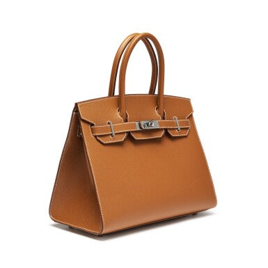 Gold Epsom Leather Palladium Hardware