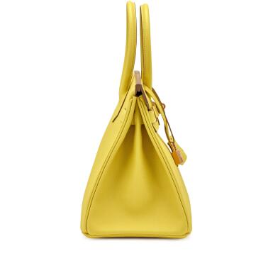 Lime Epsom Leather Gold Hardware